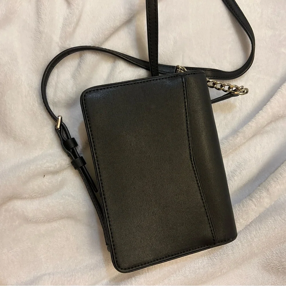 Authentic Kate Spade ♠️ Crossbody Black Purse - Picture 4 of 6